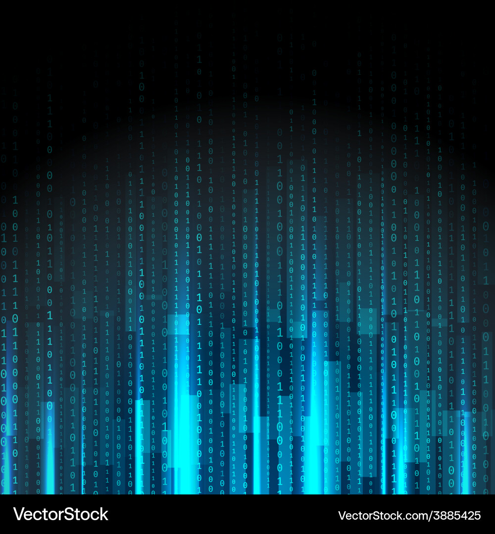 Digital Matrix Stream vector image