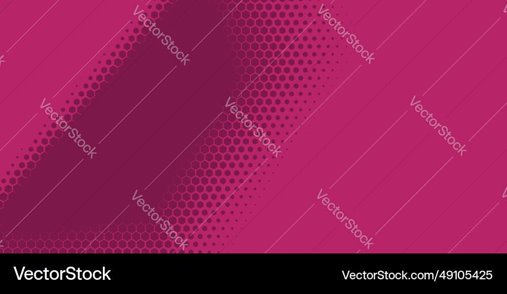 Geometric abstract hexagon two color background Vector Image