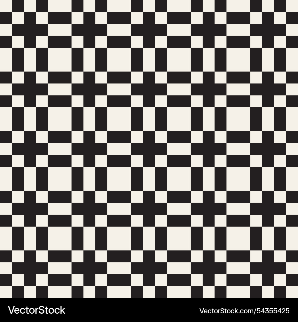 Seamless pattern repeating geometric elements Vector Image