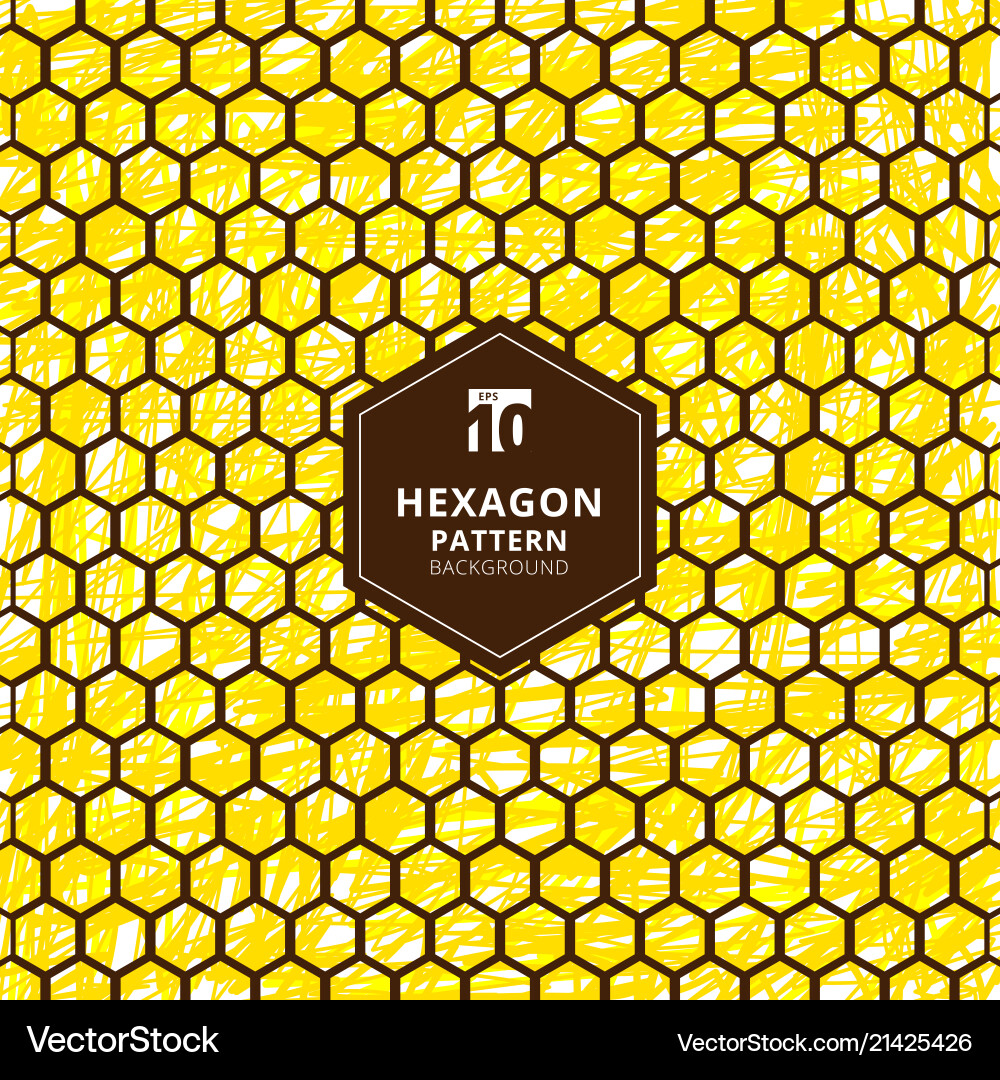 Abstract Honeycomb Pattern vector image
