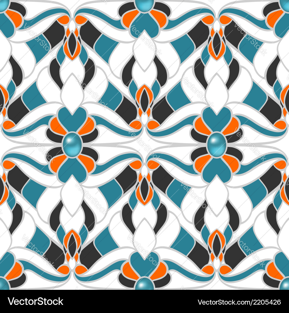 Abstract multicolored seamless pattern Vector Image