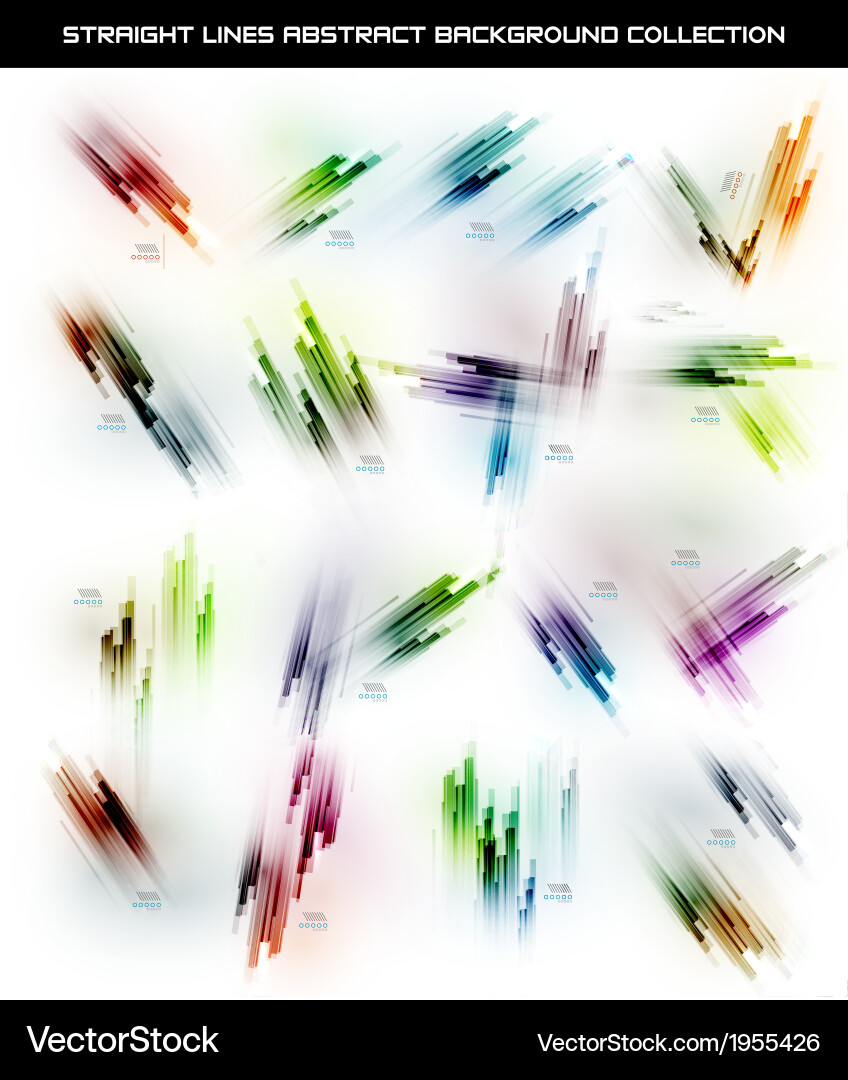 Dynamic Line Abstract Backgrounds Vector Image