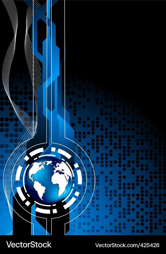 Modern Tech Background Vector Image