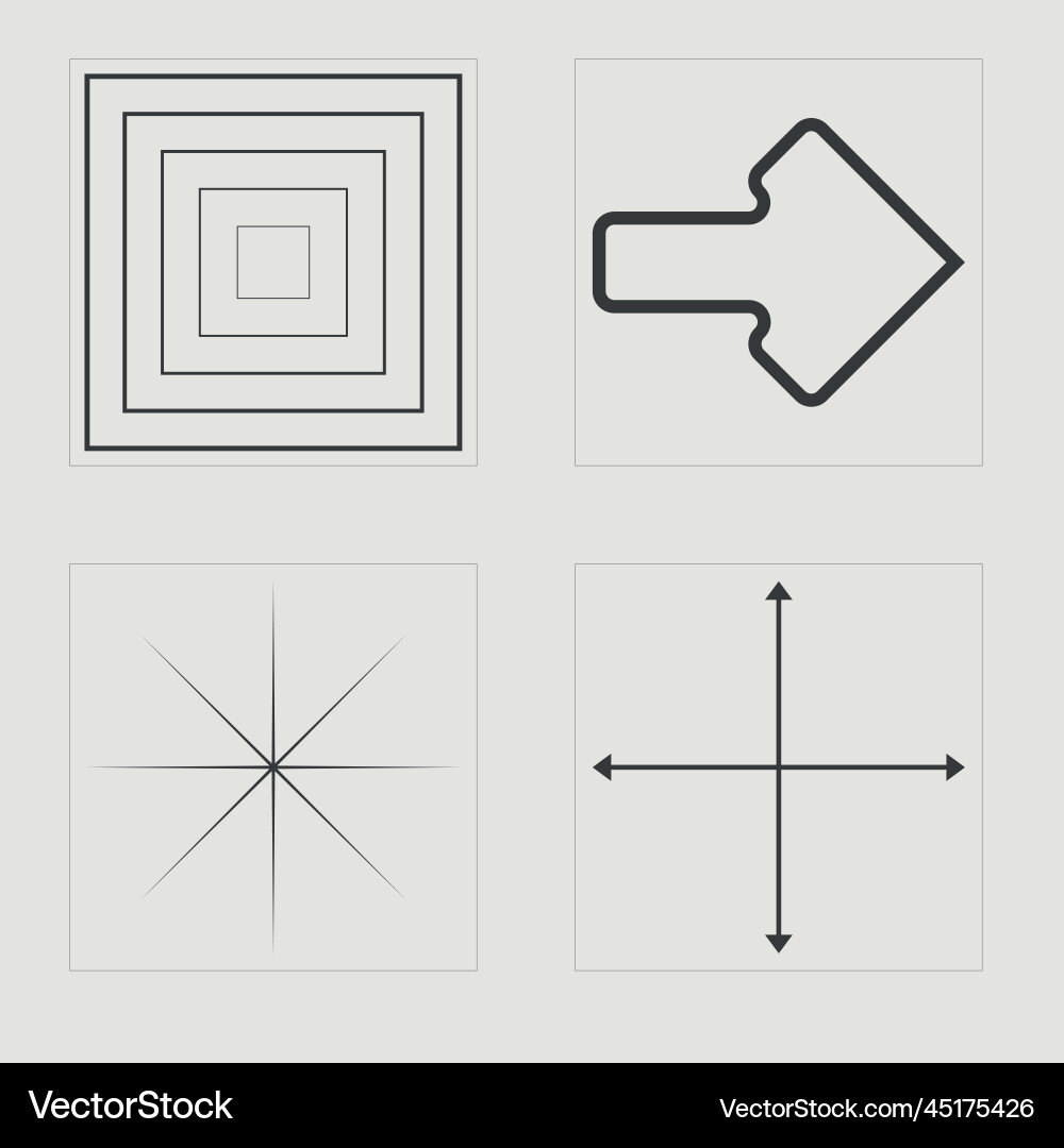Set of y2k style objects trendy Set of y2k style objects trendy Vector Image