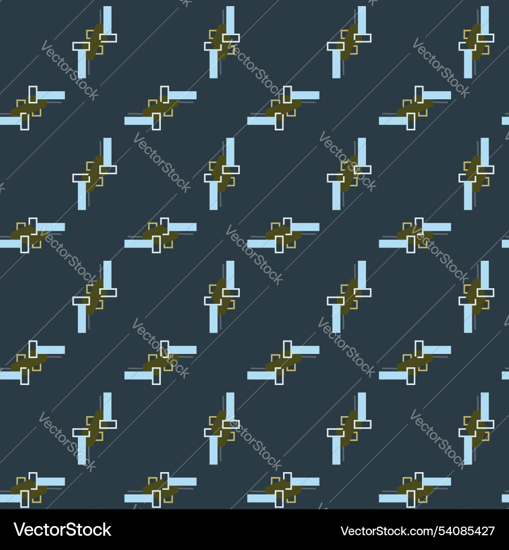 Abstract line shape geometric motif basic pattern Abstract line shape geometric motif basic pattern vector image
