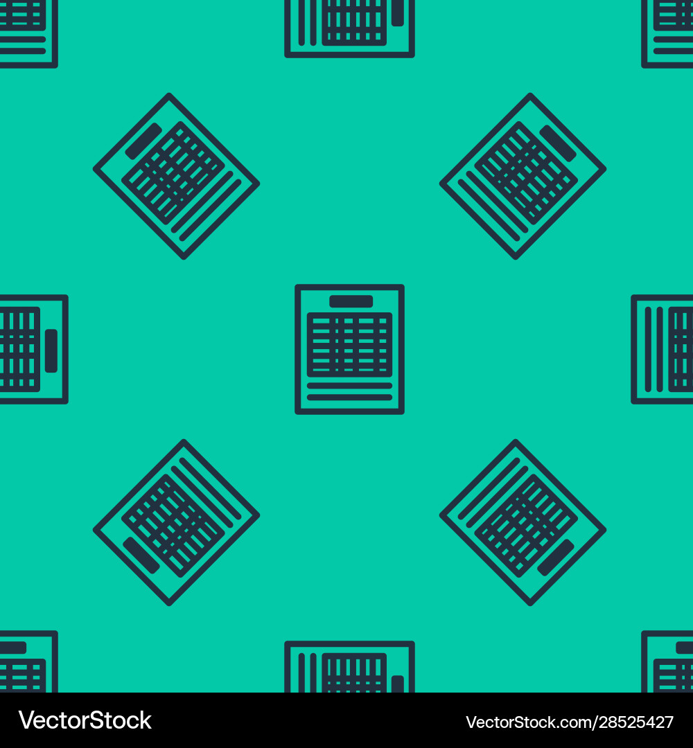 Blue line report file document icon isolated Blue line report file document icon isolated Vector Image