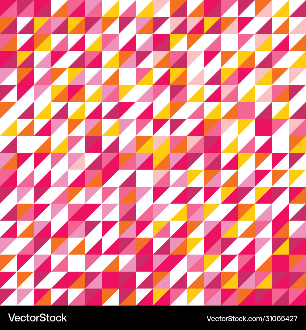 Triangle Mosaic Pattern Vector Image