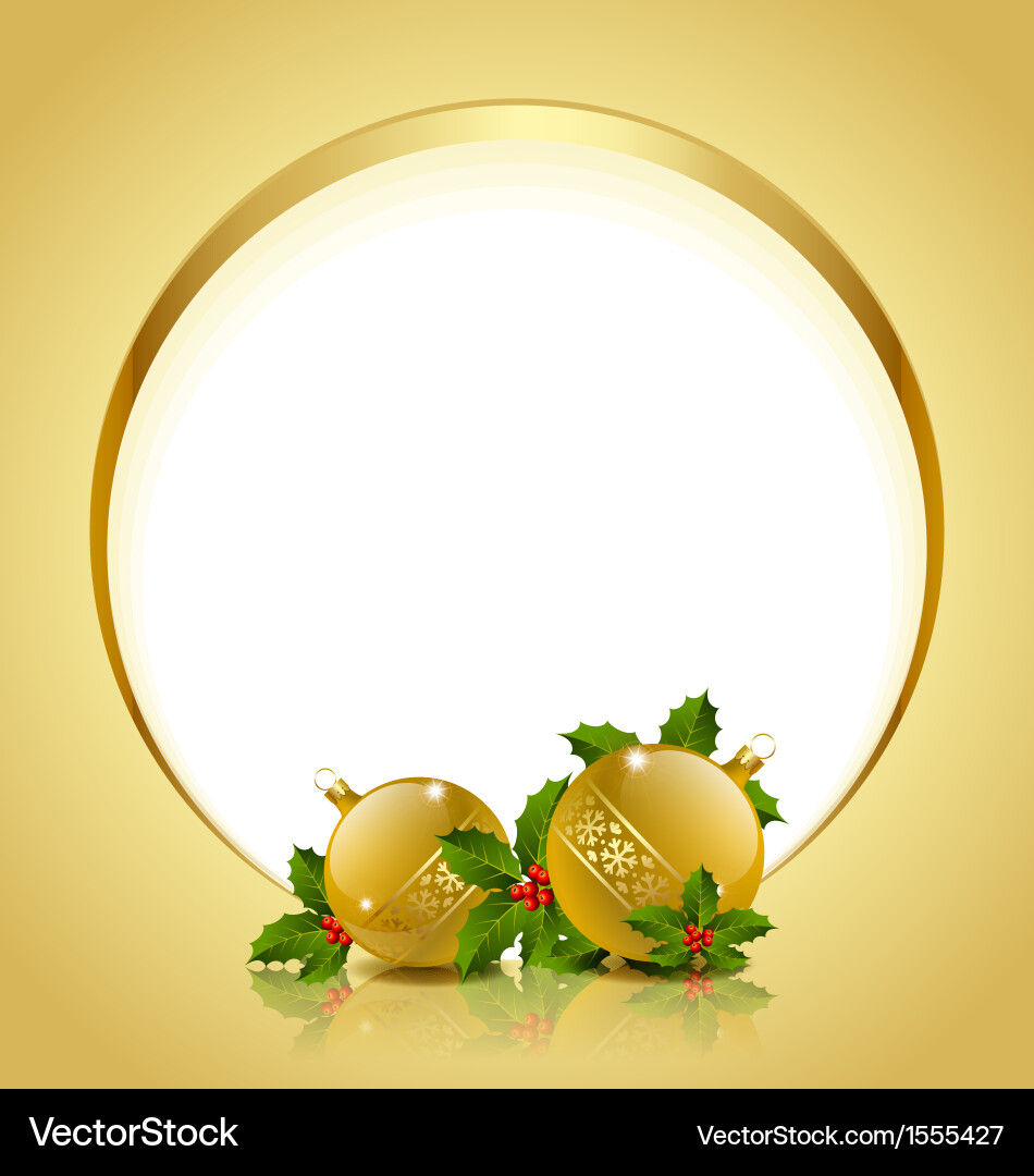 Weihnachtskugeln Feste Dekoration vektorbild