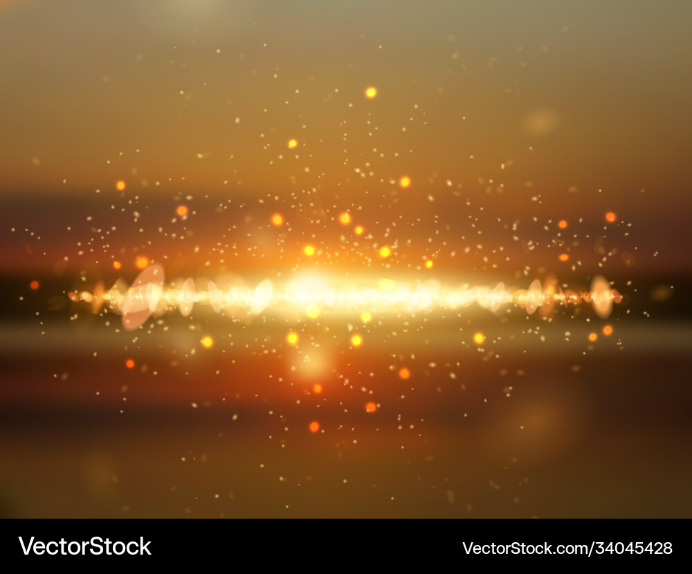 Abstract colorful bokeh background Vector Image
