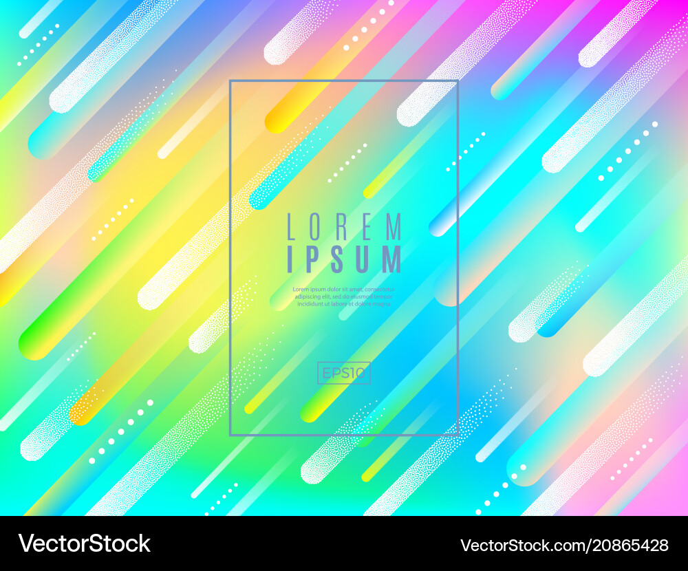 Dynamic Colorful Abstract Background vector image