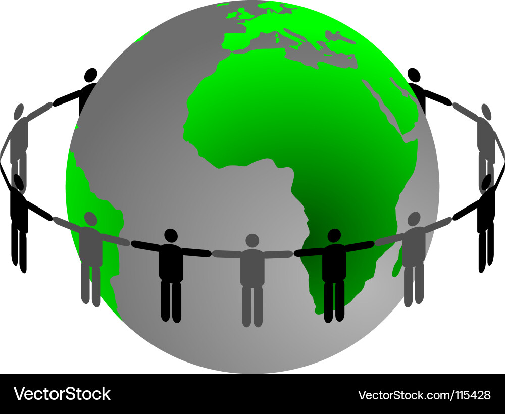 Global connection Vector Image