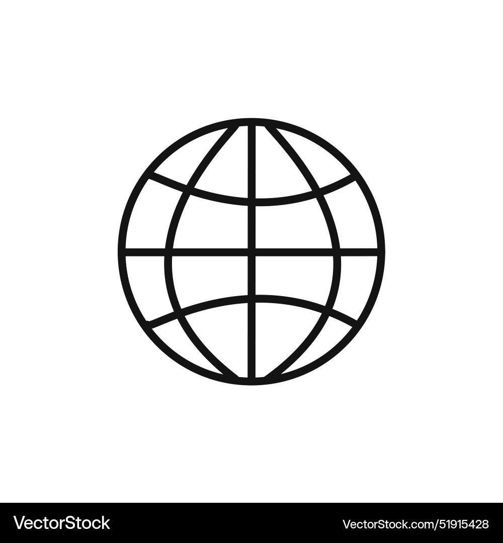 Globe icon set collection for web Globe icon set collection for web vector image
