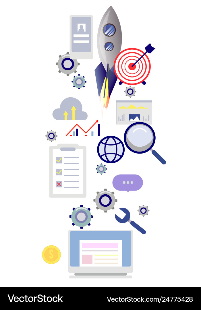 Project to get started Project to get started Vector Image