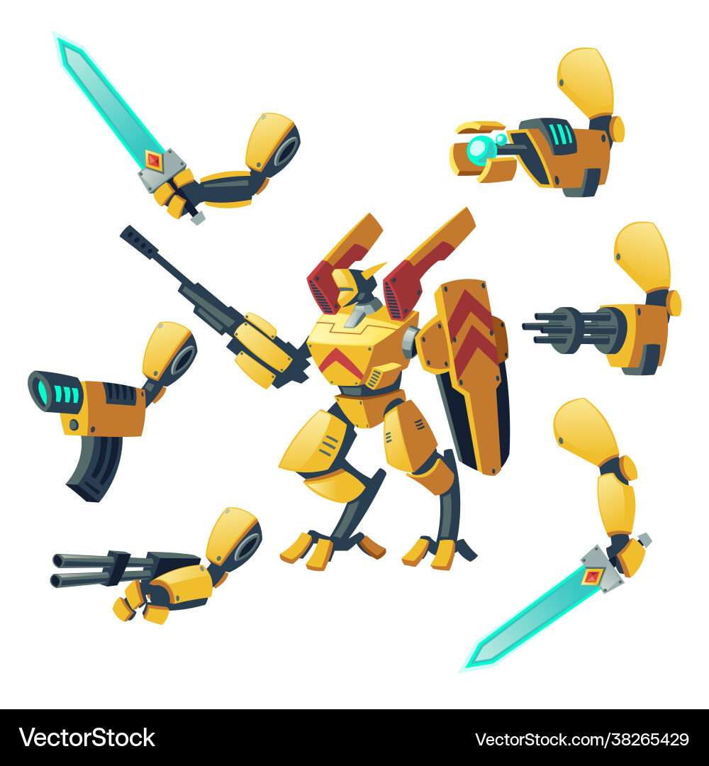 Android robot cyborg humanoid Vector Image
