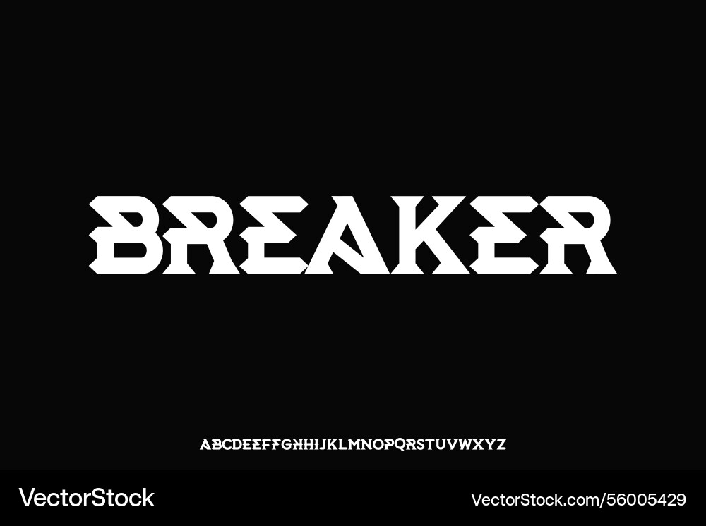 Display alphabet font design suitable Display alphabet font design suitable vector image