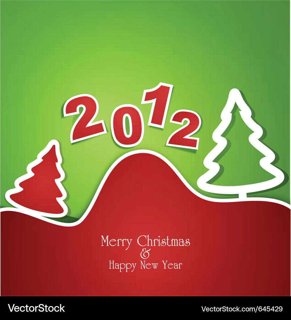 Festive Christmas Background Vector Image