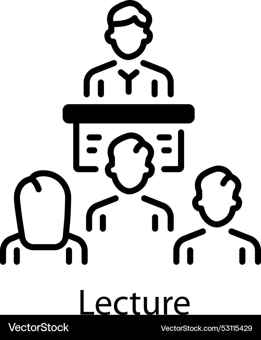 Lecture Vector Image
