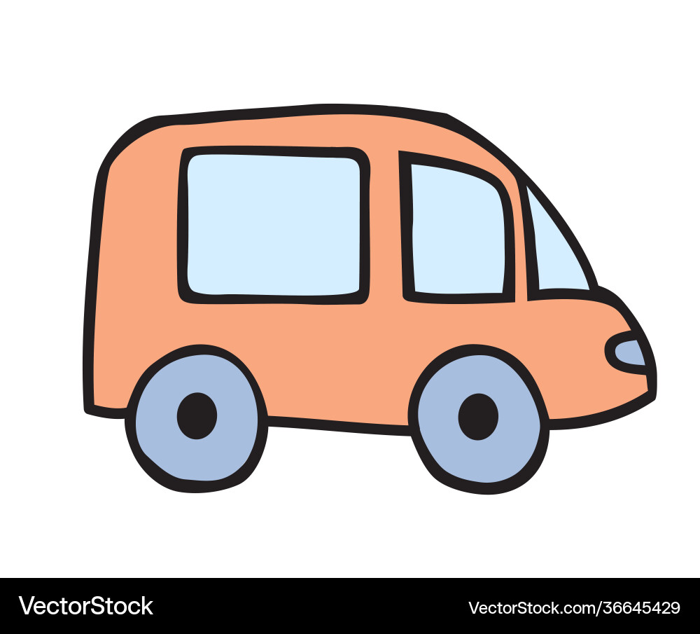 Toy cartoon sketches object element retro Toy cartoon sketches object element retro Vector Image