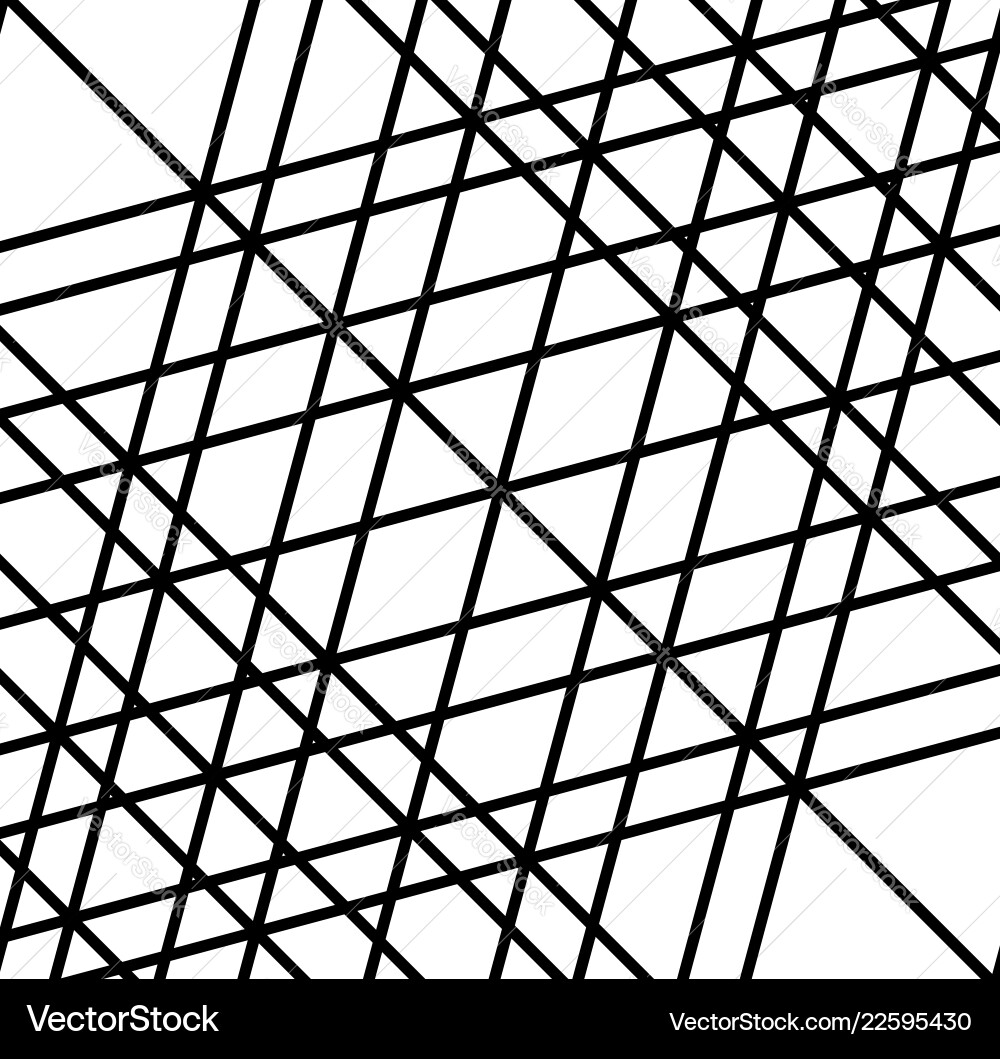 Grid mesh of irregular random lines artistic Vector Image