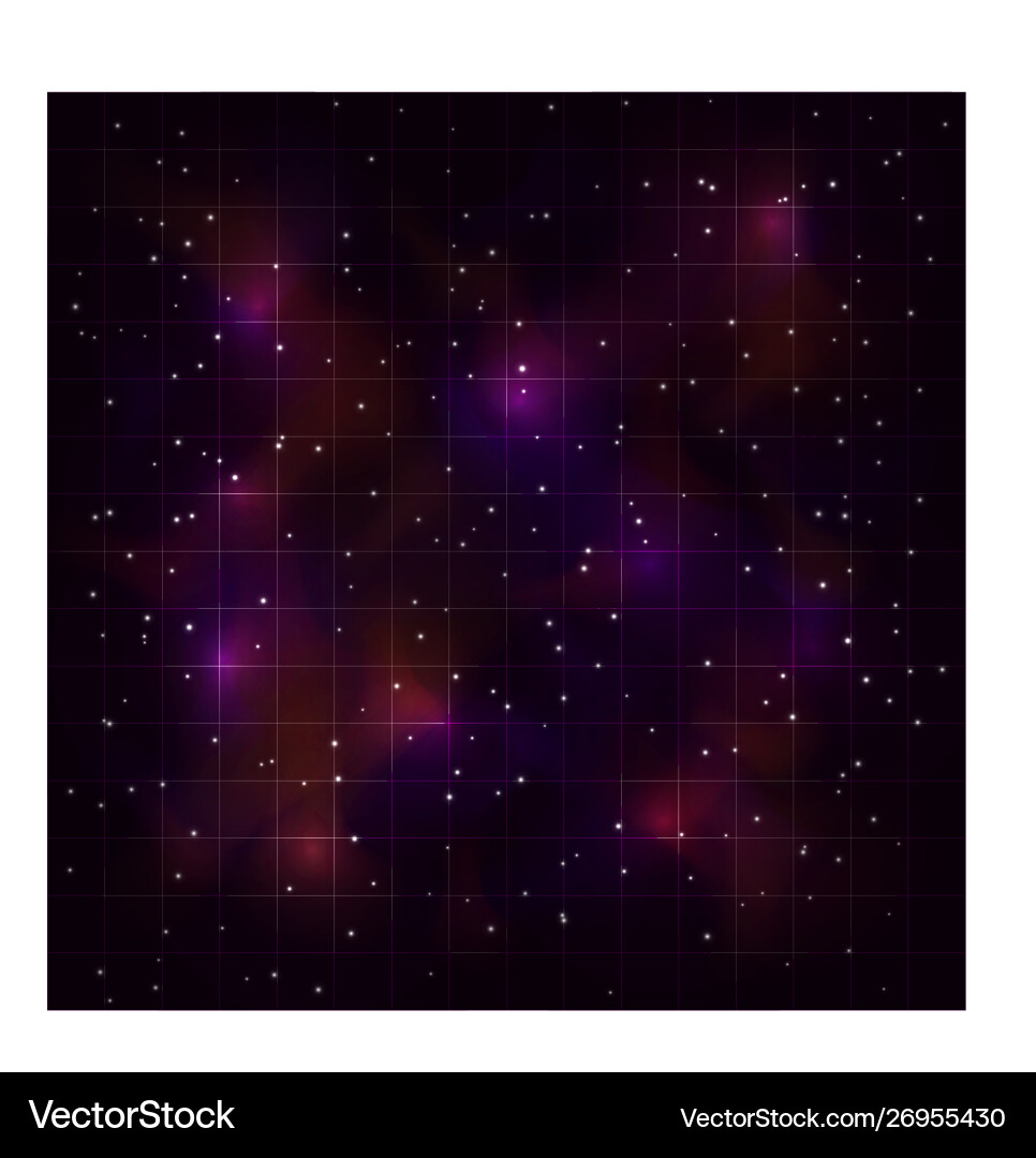 Retro Synthwave Nebula Background vector image