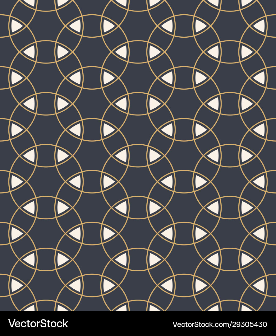 Seamless pattern overlapping circles nad Seamless pattern overlapping circles nad Vector Image