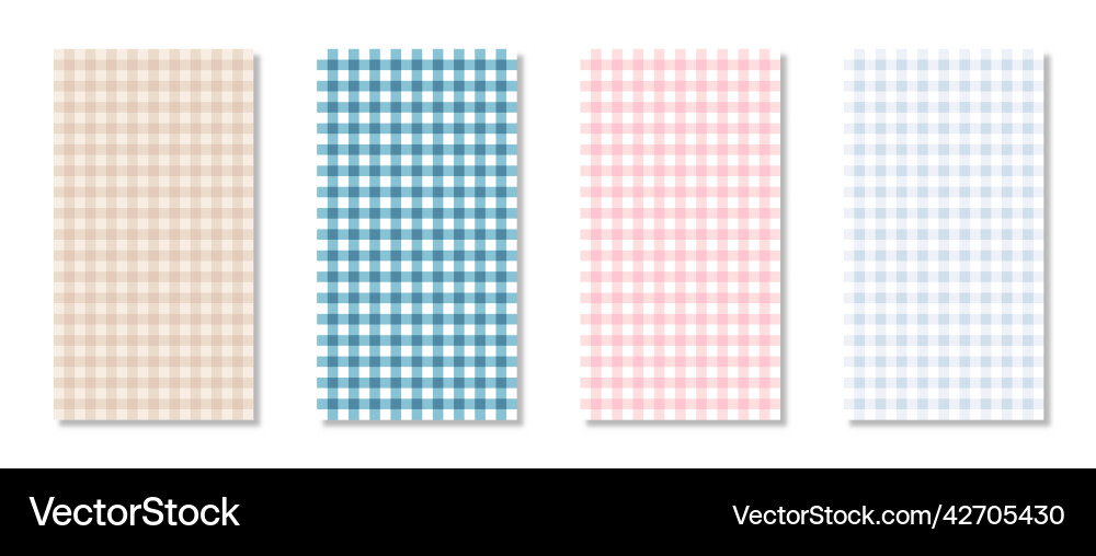 Set of abstract square background pattern Set of abstract square background pattern Vector Image