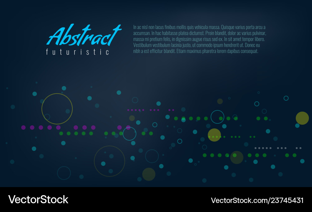 Abstract background with line and fill circles Abstract background with line and fill circles vector image