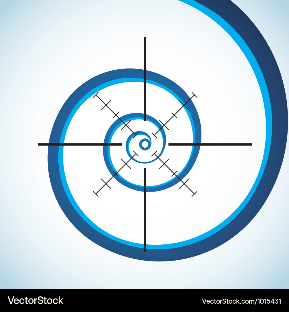 Abstract Target Mark Vector Image