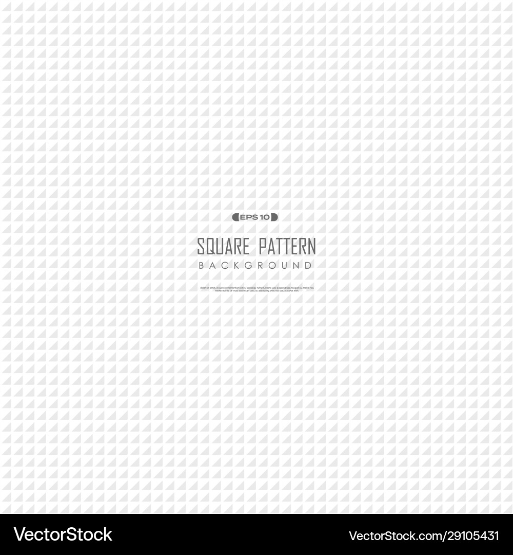 Abstract white square pattern design minimal Abstract white square pattern design minimal vector image