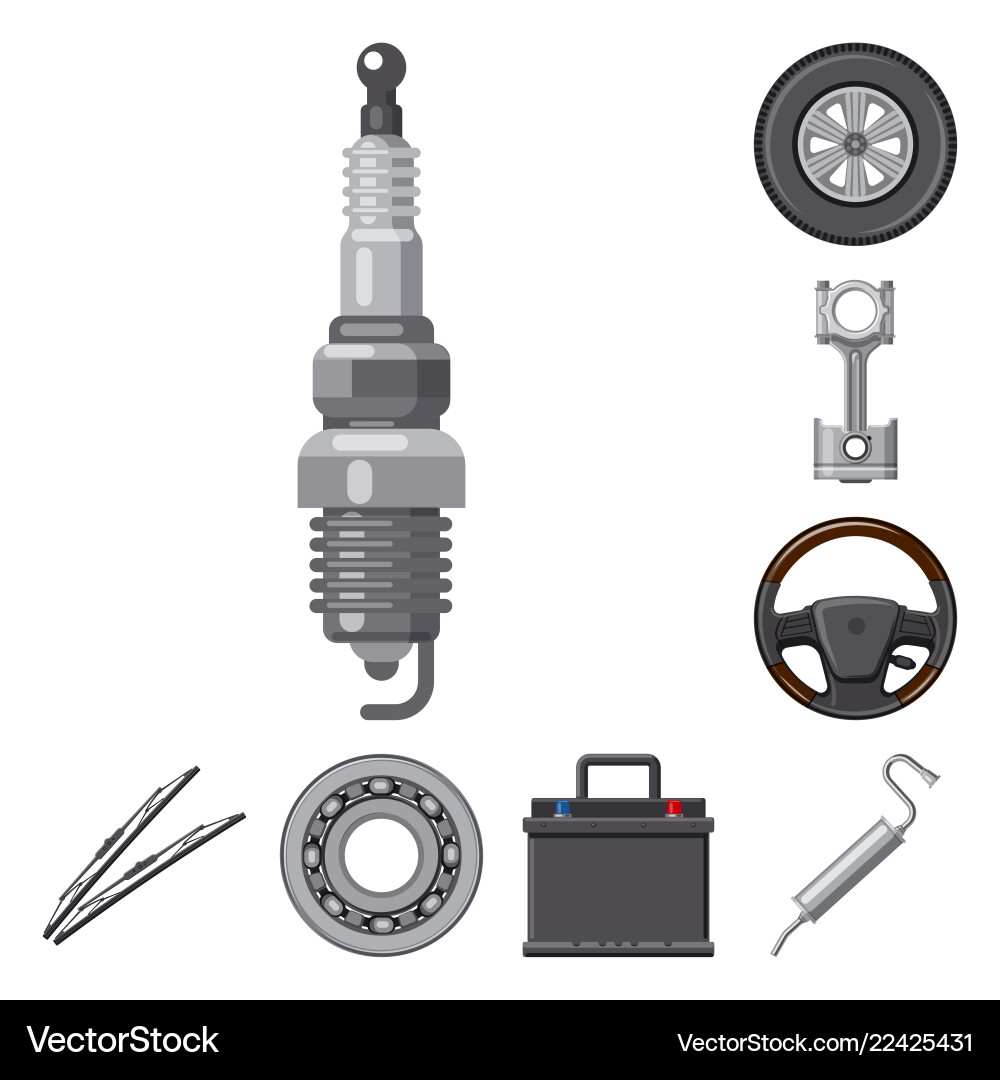 Auto and part sign set Vector Image