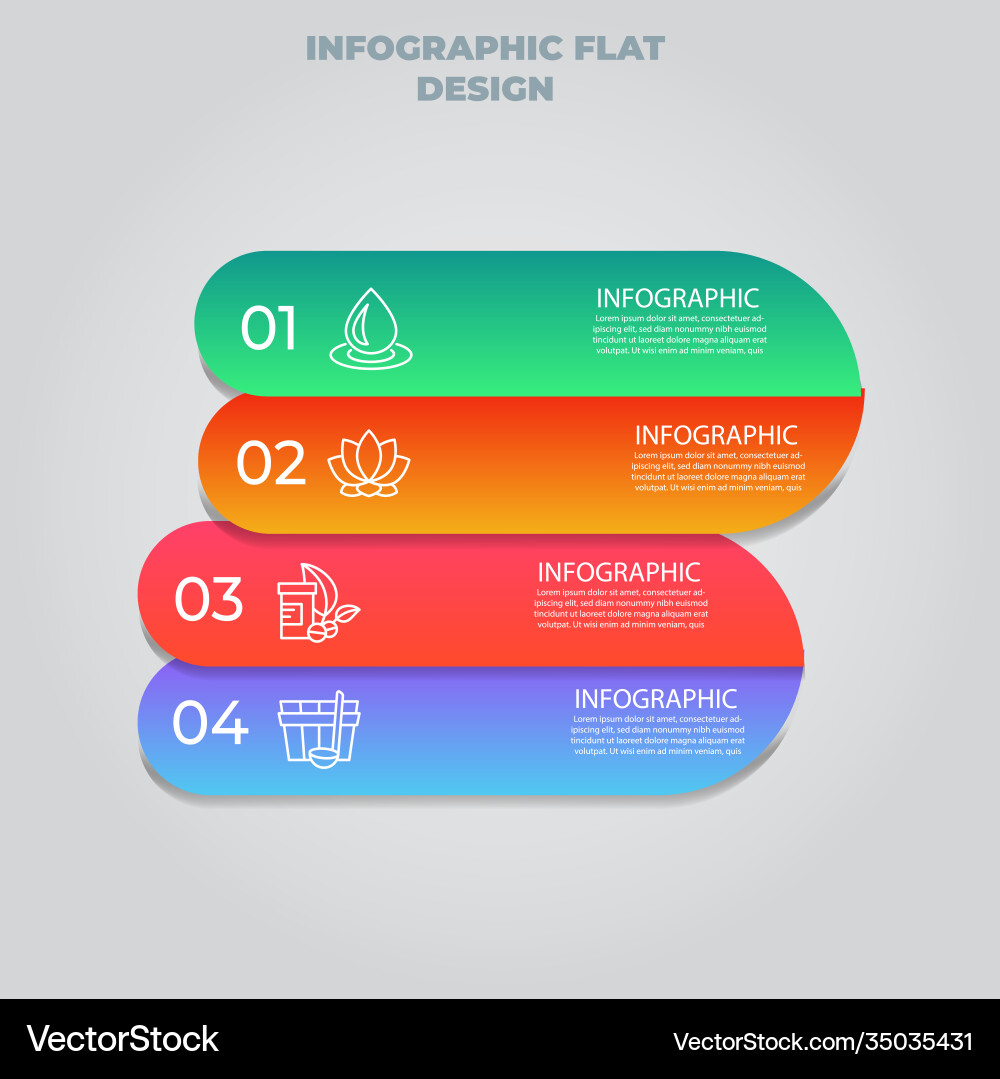 Business data visualization process chart Business data visualization process chart vector image