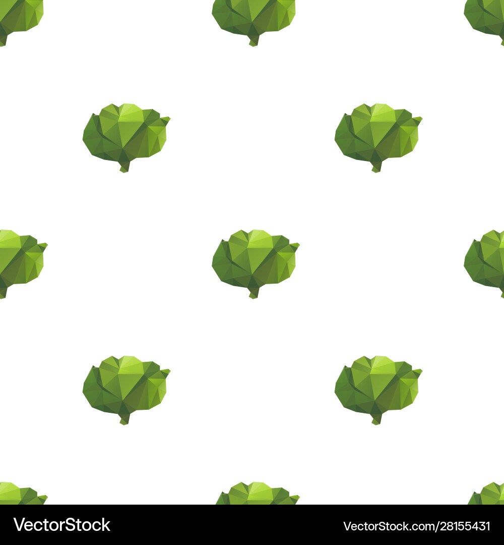Cabbage Pattern - Geometric Shape Vector Image