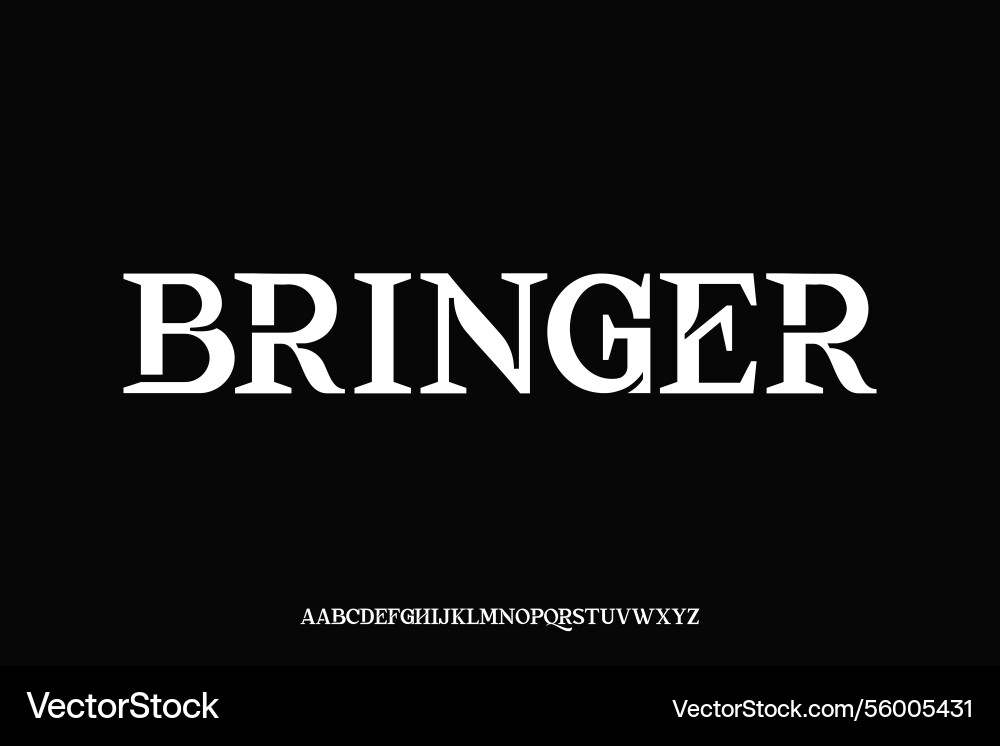 Display alphabet font design suitable Display alphabet font design suitable vector image
