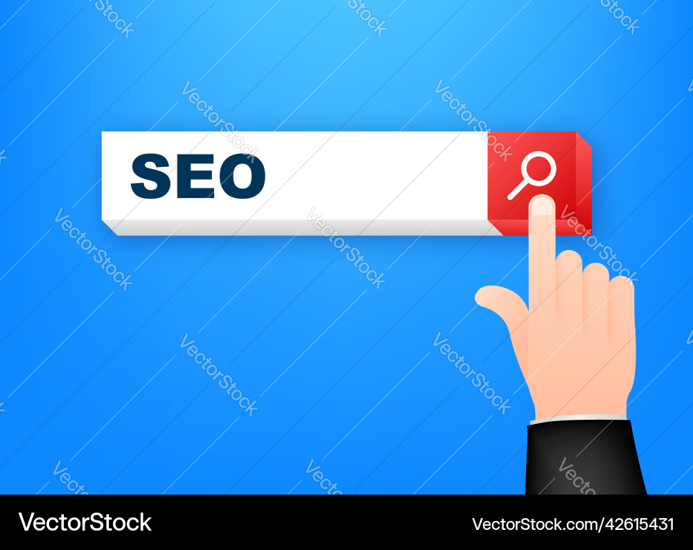 Flat stock web analytics Flat stock web analytics Vector Image