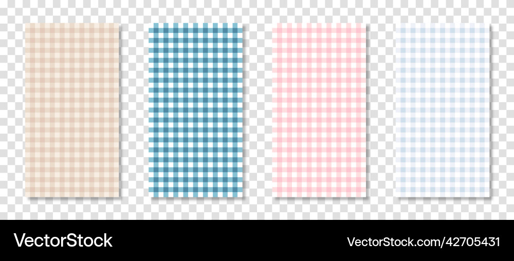 Set of abstract square background pattern Vector Image