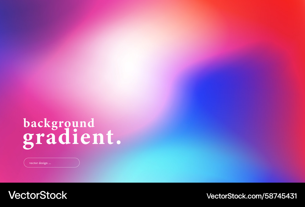 Vibrant Abstract Gradient Background Vector Image