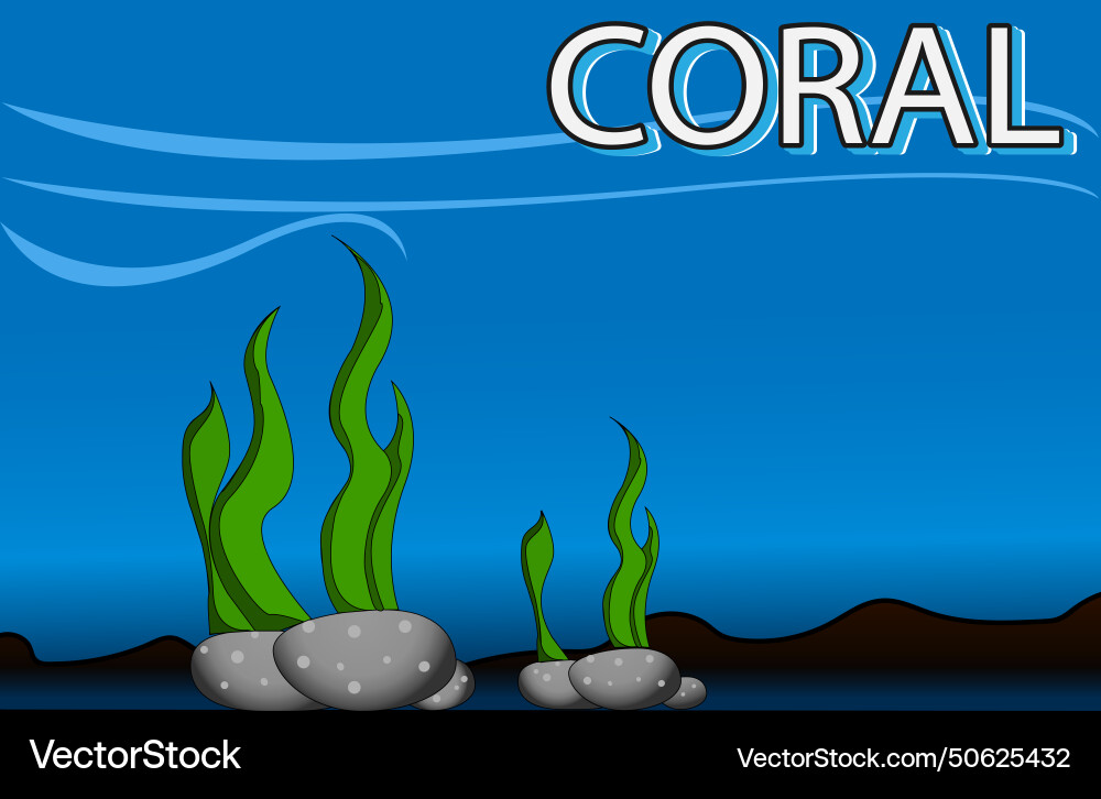 Coral editable text effect 3 dimension emboss Coral editable text effect 3 dimension emboss vector image