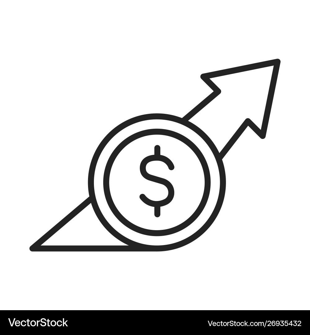 Data analysis web icons in line style graphs Vector Image