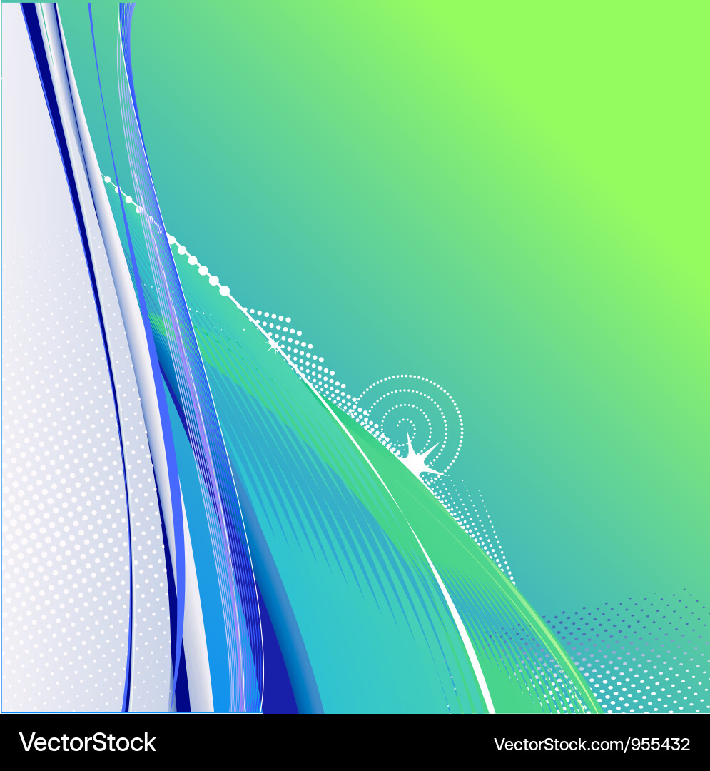 Dynamic Fluid Lines Background Vector Image