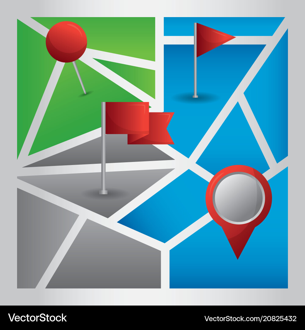 Gps navigation application Gps navigation application Vector Image