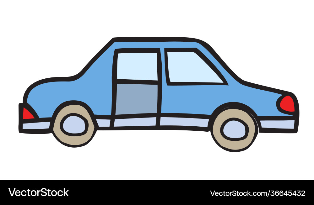 Toy cartoon sketches object element retro Toy cartoon sketches object element retro vector image