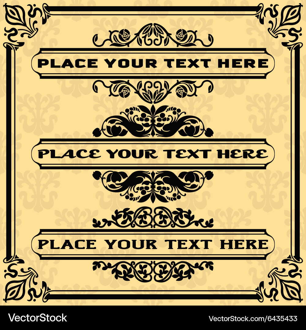 A set of elements for design Vector Image