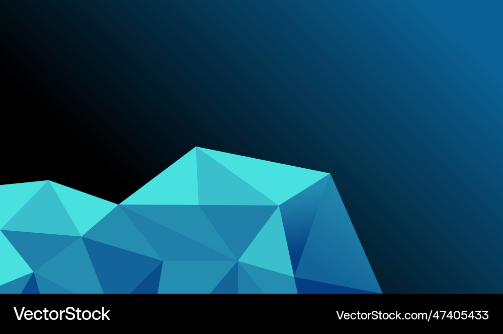 Gradient background colorful design low poly vector image