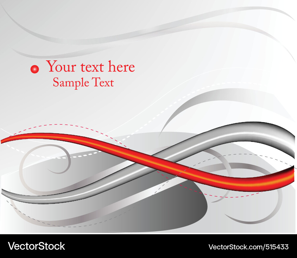 Red Tech Abstract Background Vector Image