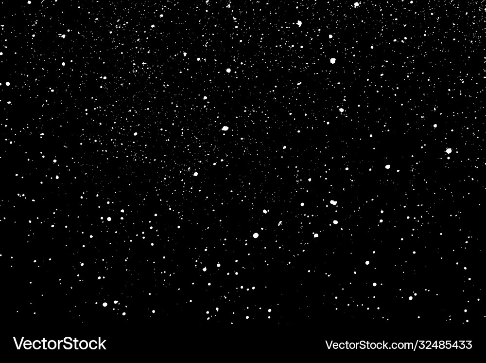 White Grainy Texture - Snow Effect Vector Image