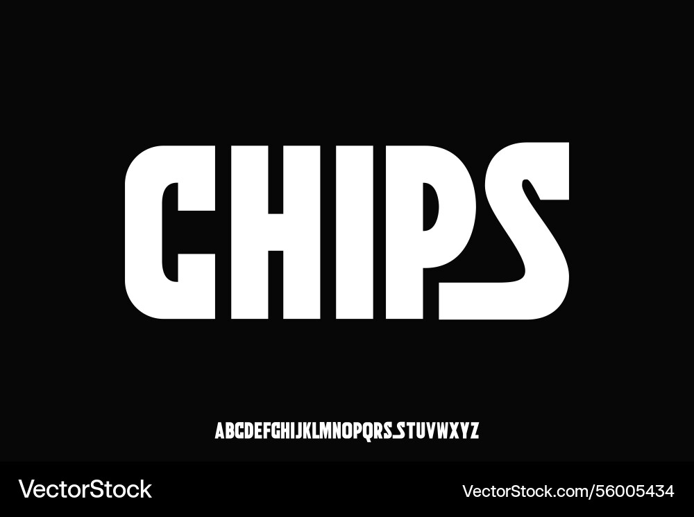 Display alphabet font design suitable Vector Image