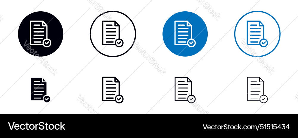 Document accept icon Document accept icon vector image