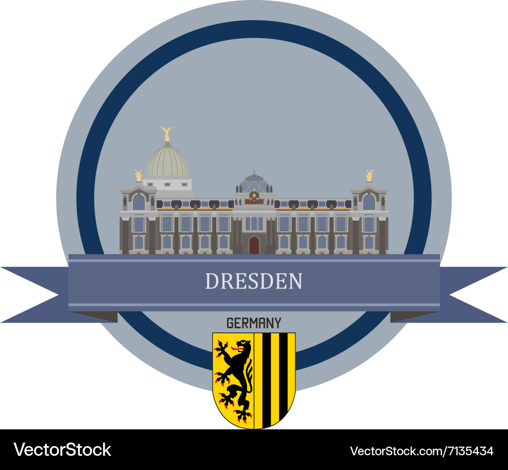 Drezden Vector Image