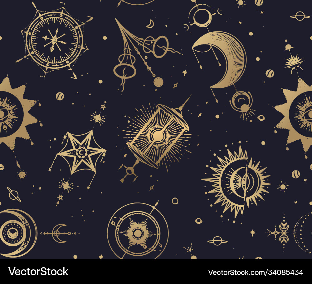 Mystische magische Hintergrundreligion Mystische magische Hintergrundreligion vektorbild