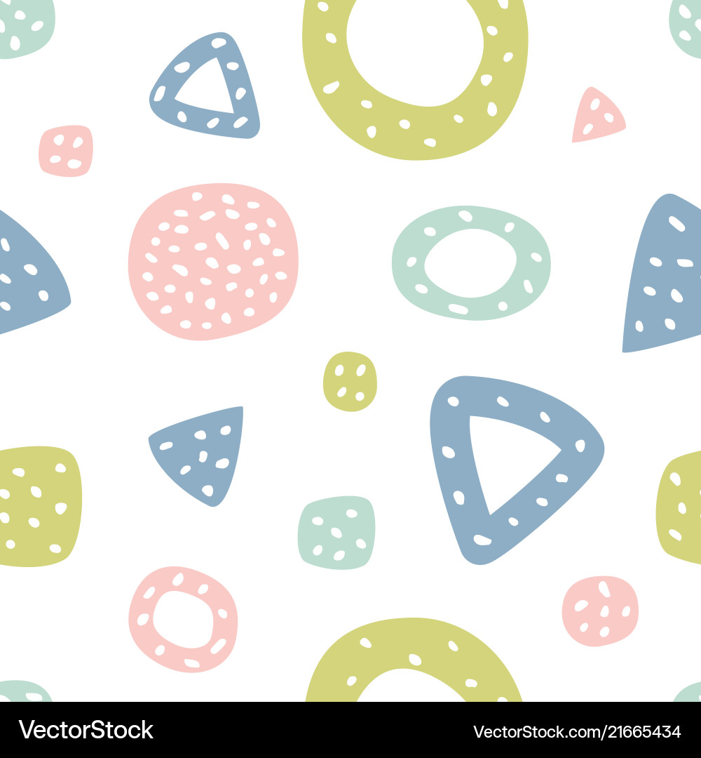 Playful Triangle Pattern vector image